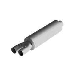 MBRP Exhaust pGP122107 MBRP Universal 3in ID Inlet 2.5in ID Outlet 30.5in Chambered Aluminum Muffler (NO DROPSHIP)