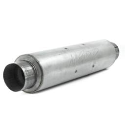 MBRP Exhaust pM1004A MBRP Universal Quiet Tone Muffler 4in Inlet/Outlet 24in Body 6in Dia 30in Overall Aluminum