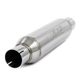 MBRP Exhaust pR1012 MBRP Universal Resonator 2.5in inlet/outlet 16in body 20in overall T304