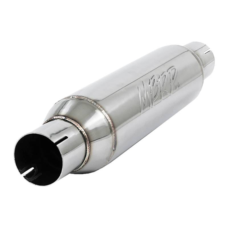 MBRP Exhaust pR1012 MBRP Universal Resonator 2.5in inlet/outlet 16in body 20in overall T304 thumbnail 3