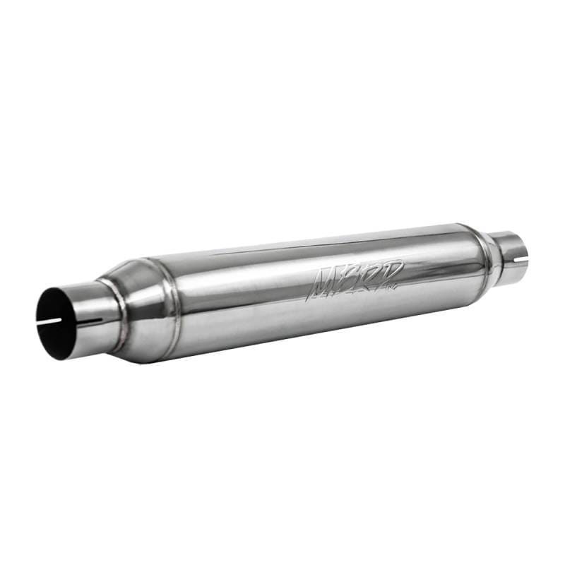 MBRP Exhaust pR1016 MBRP Universal Resonator 2.5in inlet/outlet 22in body 26in overall T304 thumbnail 3