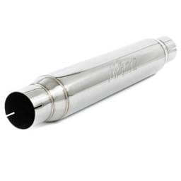 MBRP Exhaust pR1017 MBRP Universal Resonator 3in Inlet /Outlet 22in Body 26in Overall T304