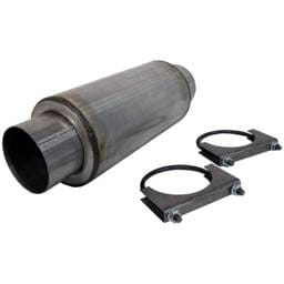 MBRP Exhaust pR2009 MBRP Universal Resonator 4 Inlet /Outlet 12 Body 18 Overall Aluminized