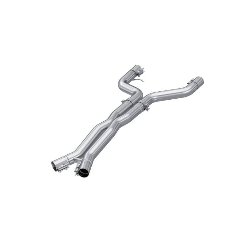 MBRP Exhaust pS4501304 MBRP 21-23 BMW M4 G82 / M3 G80 3.0L T304 Stainless Steel 3in Resonator Bypass X-Pipe