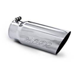 MBRP Exhaust pT5052 MBRP Universal Tip 5 O.D. Angled Single Walled 4 inlet 12 length