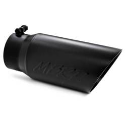 MBRP Exhaust pT5053BLK MBRP Universal Tip 5 O.D. Dual Wall Angled 4 inlet 12 length - Black Finish