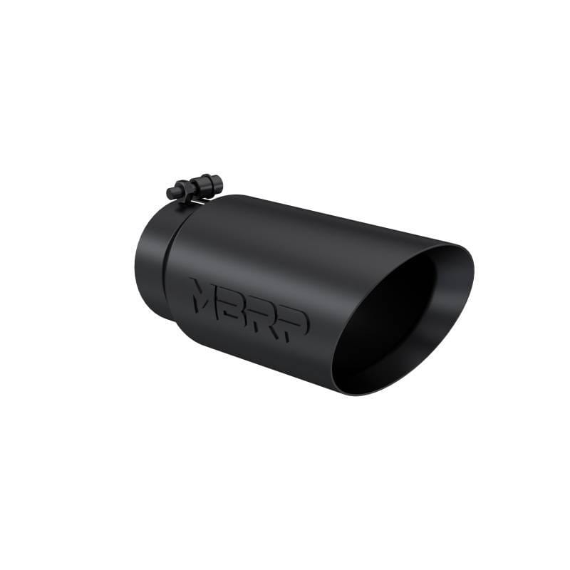 MBRP Exhaust pT5053BLK MBRP Universal Tip 5 O.D. Dual Wall Angled 4 inlet 12 length - Black Finish thumbnail 3