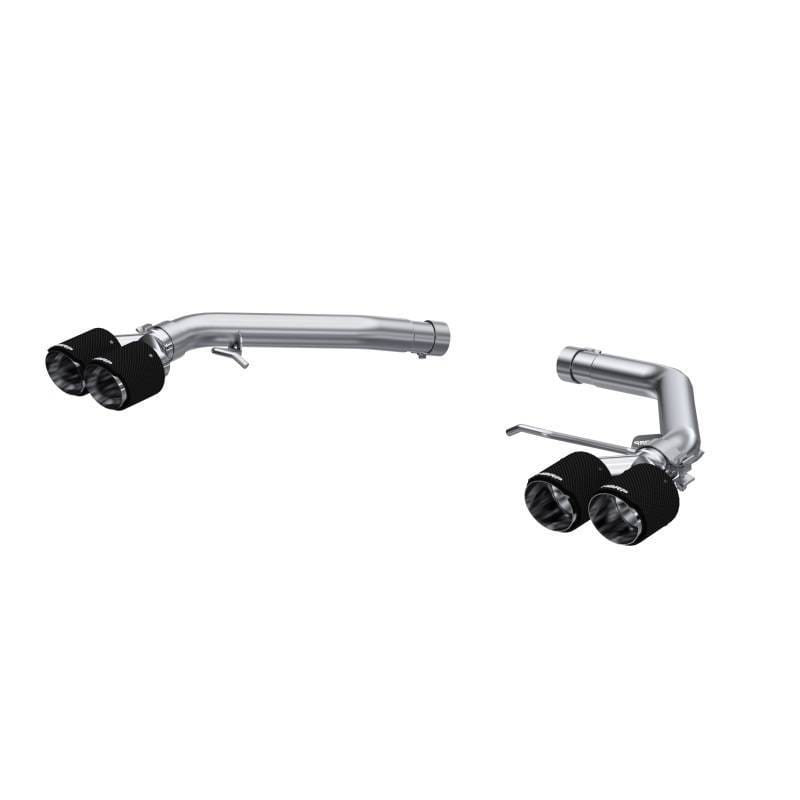 MBRP Exhaust pS56033CF MBRP 14-17 Audi SQ5 3.0T Dual Rear Exit Axle Back w/ Quad Carbon Fiber Tips - T304