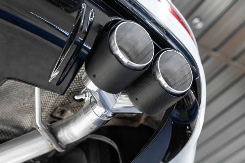 MBRP Exhaust pS56033CF MBRP 14-17 Audi SQ5 3.0T Dual Rear Exit Axle Back w/ Quad Carbon Fiber Tips - T304 thumbnail 3