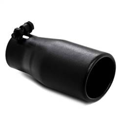 MBRP Exhaust pT5116BLK MBRP Universal Tip 2.5 O.D. Oval End 3.75 Inlet 10in length - Black Finish