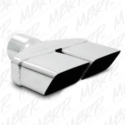 MBRP Exhaust pT5118 MBRP Universal Tip 8inx 2.375in ID Rectangle 2.5in O.D. inlet 8.25in length T304