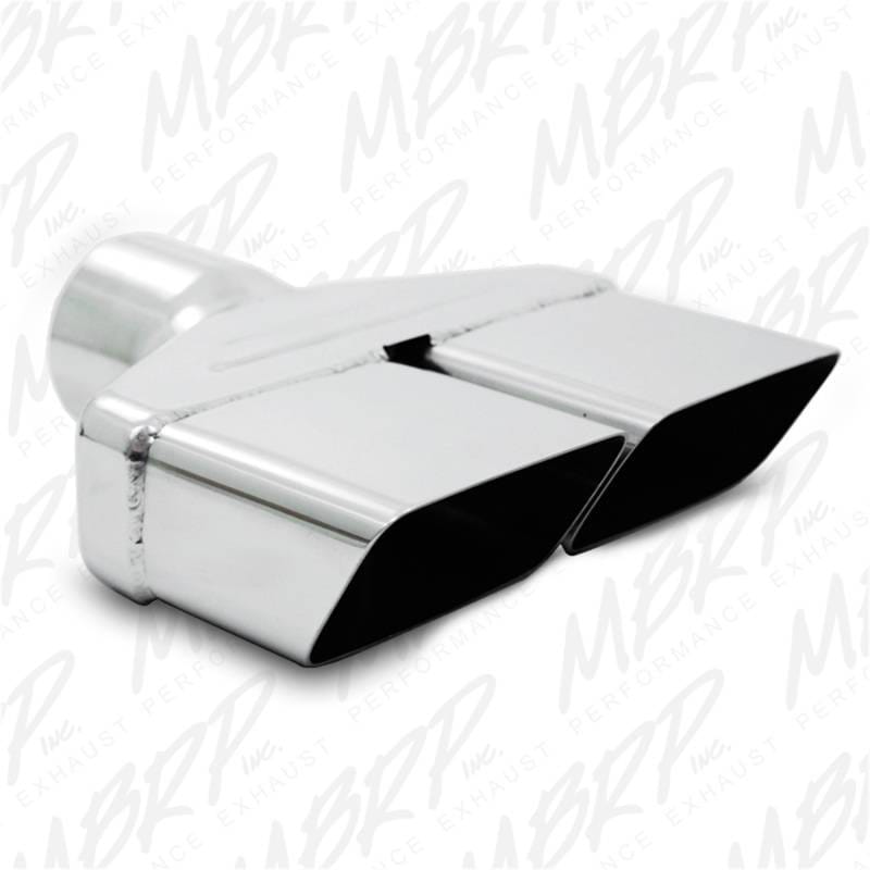 MBRP Exhaust pT5118 MBRP Universal Tip 8inx 2.375in ID Rectangle 2.5in O.D. inlet 8.25in length T304