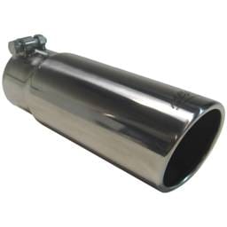 MBRP Exhaust pT5115 MBRP Universal Tip 3in O.D. Angled Rolled End 3 inlet 10 length