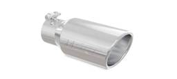 MBRP Exhaust pT5155 MBRP Universal Tip 4in OD 3in Inlet 10in Length Angled Rolled End T304