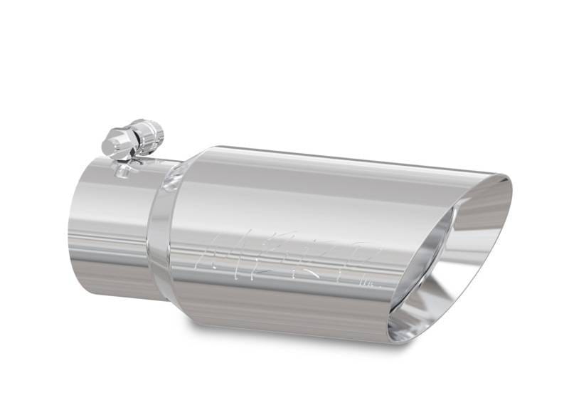 MBRP Exhaust pT5156 MBRP Universal Tip 4in OD 3in Inlet 10in Length Dual Wall Angled End T304