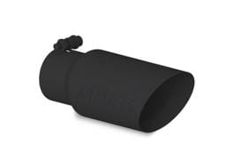 MBRP Exhaust pT5156BLK MBRP Universal Tip 4in OD 3in Inlet 10in Length Dual Wall Angled End Black