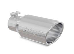 MBRP Exhaust pT5157 MBRP Universal Tip 4in OD 2.75in Inlet 10in Length Angled Rolled End T304
