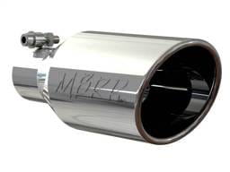 MBRP Exhaust pT5160 MBRP Universal Tip 4.5 O.D. Angle Rolled End 2.5 Inlet 11in Length - T304