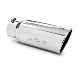 MBRP Exhaust pT5127 MBRP Universal Tip 7in O.D. Rolled End 5in inlet 18in length - T304 (SINGLE TIP)