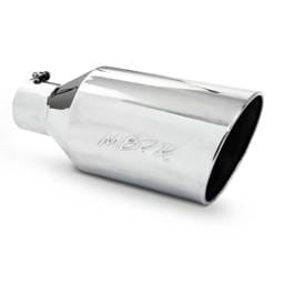MBRP Exhaust pT5128 MBRP Universal Tip 8in O.D. Rolled End 4in inlet 18in length T304