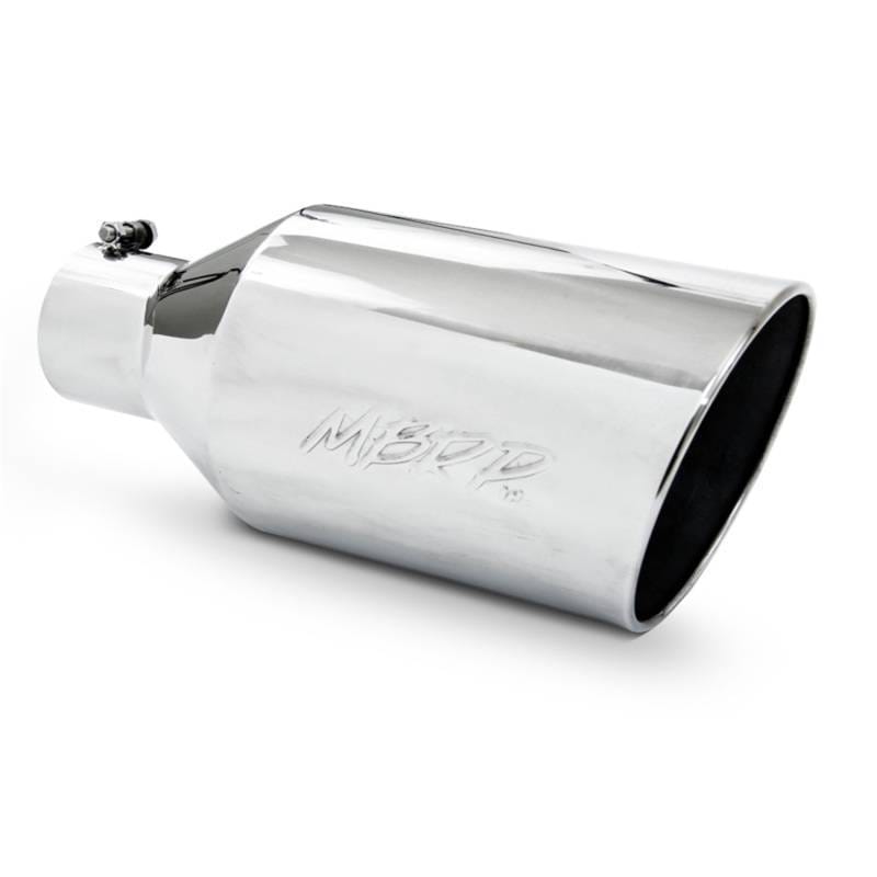 MBRP Exhaust pT5128 MBRP Universal Tip 8in O.D. Rolled End 4in inlet 18in length T304
