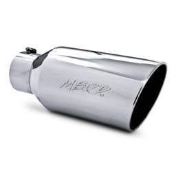 MBRP Exhaust pT5129 MBRP Universal Tip 8in OD Rolled End 5in Inlet 18in Length T304
