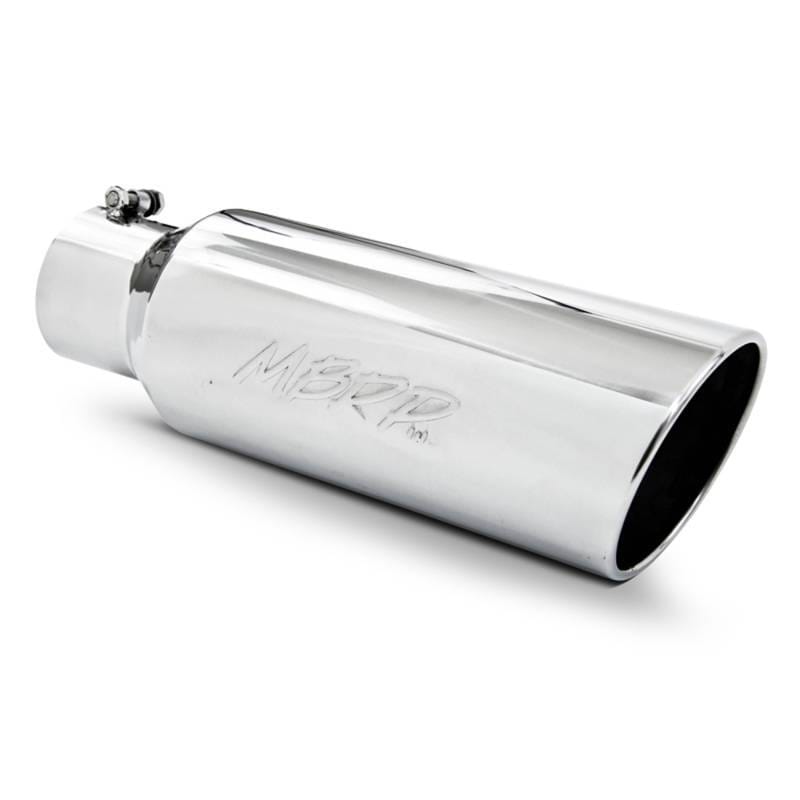 MBRP Exhaust pT5130 MBRP Universal Tip 6in OD Rolled End 4in Inlet 18in Length T304