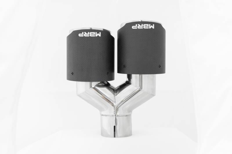MBRP Exhaust pT5177CF MBRP Universal Carbon Fiber Dual Tip 4in OD/2.5in Inlet thumbnail 7