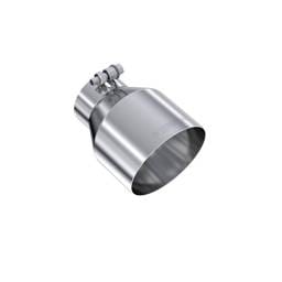 MBRP Exhaust pT5184 MBRP Universal T304 Stainless Steel Tip, 3in ID / 5in OD Out / 6.5in Length / Angle Cut Single Wall
