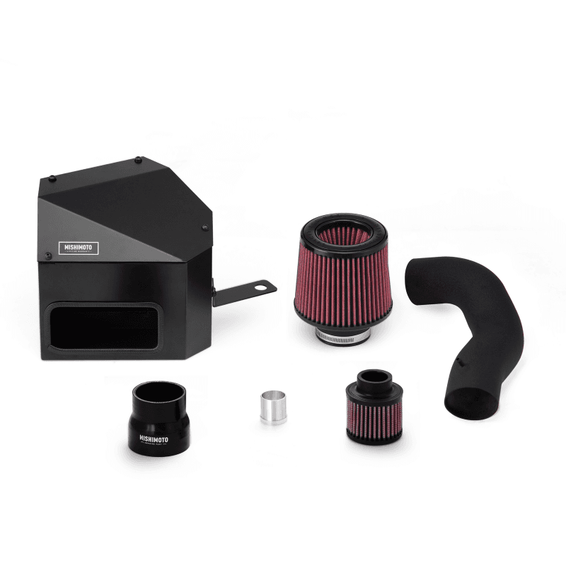 Mishimoto MMAI-MK7-15WBK Mishimoto 15-16 VW Golf/GTI 1.8L/2.0L Performance Air Intake Kit - Wrinkle Black - Fits 2015-2021 Audi, Volkswagen models thumbnail 11