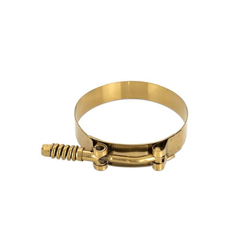 Mishimoto MMCLAMP-375TGD Mishimoto 3.75 Inch Stainless Steel Constant Tension T-Bolt Clamp - Gold
