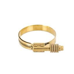 Mishimoto MMCLAMP-CTWG-79GD Mishimoto Constant Tension Worm Gear Clamp 2.24in.-3.11in. (57mm-79mm) - Gold