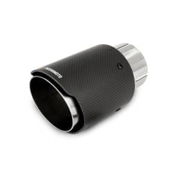Mishimoto MMEXH-TIP-CF3P Mishimoto Carbon Fiber Muffler Tip 3in Inlet 4in Outlet Polished