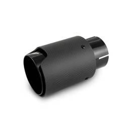 Mishimoto MMEXH-TIP-CFM25BK Mishimoto Carbon Fiber Muffler Tip 2.5in Inlet 3.5in Outlet M Black