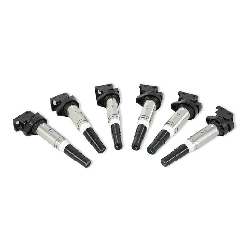 Mishimoto MMIG-BMW-0206 Mishimoto 2002+ BMW M54/N20/N52/N54/N55/N62/S54/S62 Six Cylinder Ignition Coil Set of 6 - Fits select 2002-2019 BMW models