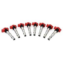 Mishimoto MMIG-VW-0608 Mishimoto 06-08 VW/Audi Eight Cylinder Ignition Coil Set - Fits select 2005-2019 Audi, Volkswagen applications