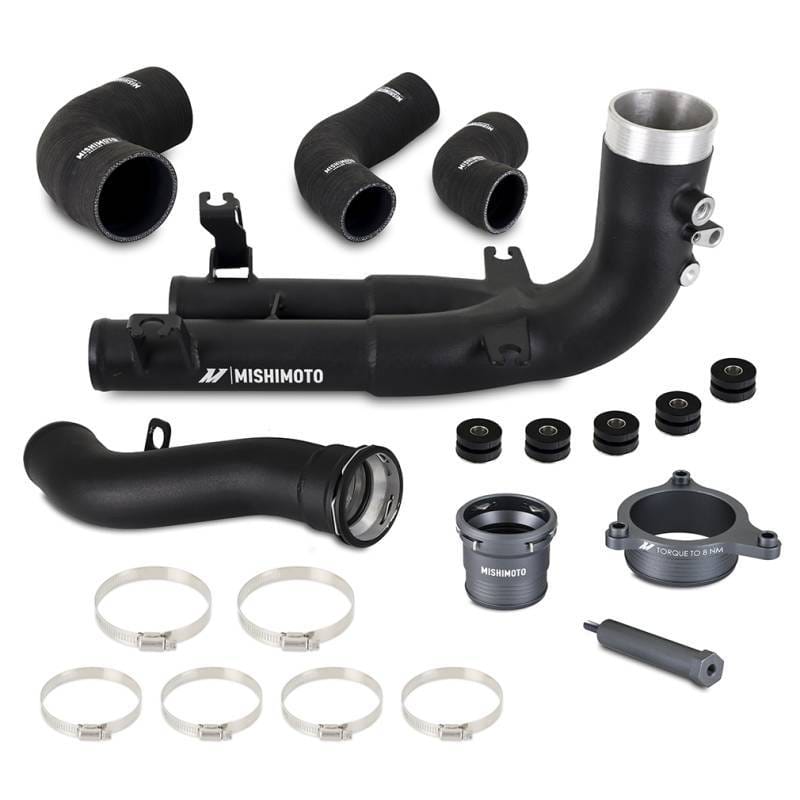 Mishimoto MMICP-G80-21 Mishimoto 2021+ BMW G8X M3/M4 Hot Side Intercooler Charge Pipe Kit - Fits 2021-2025 BMW X3, M3, M4