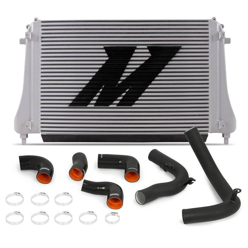 Mishimoto MMINT-MK7-15KWBK Mishimoto 2015+ VW MK7 Golf TSI / GTI / R Performance Intercooler Kit w/ Pipes (Black) - Fits select 2015-2025 Audi, Volkswagen applications