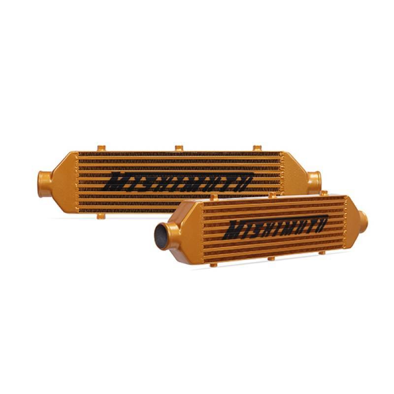 Mishimoto MMINT-UZG Mishimoto Universal Gold Z Line Intercooler Overall Size: 28x8x3 Core Size: 21x6x2.5 Inlet / Outlet