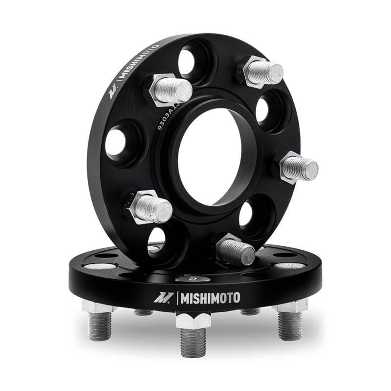 Mishimoto MMWS-006-200BK Mishimoto Wheel Spacers - 5x108 - 63.3 - 20 - M12 - Black - Fits select 2001-2020 Jaguar models