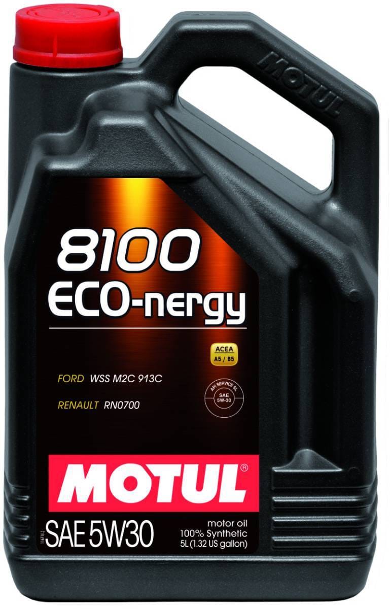 Motul 102898 Motul 5L Synthetic Engine Oil 8100 5W30 ECO-NERGY - Ford 913C