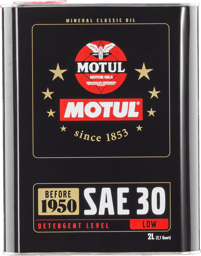Motul 104509 Motul Classic SAE 30 Oil - 6x2L