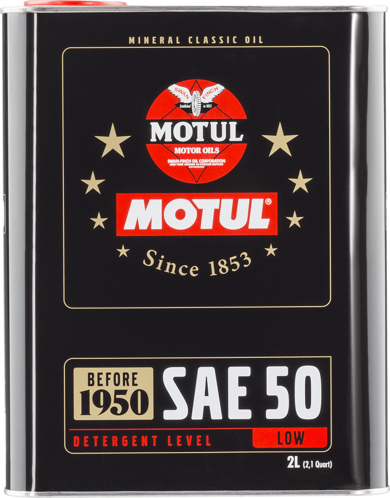 Motul 104510 Motul Classic SAE 50 Oil - 2L