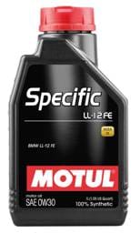 Motul 107301 Motul 1L 100% Synthetic High Performance Engine Oil ACEA C2 BMW LL-12 FE+ 0W30