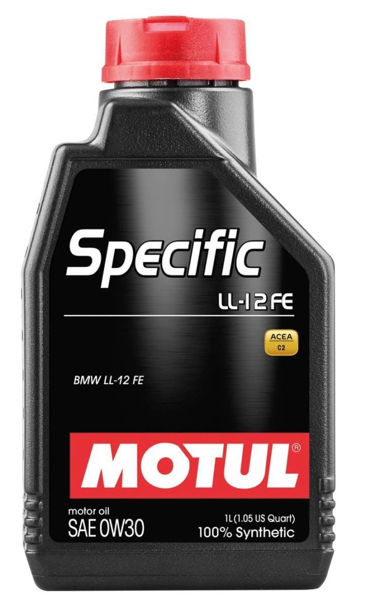 Motul 107301 Motul 1L 100% Synthetic High Performance Engine Oil ACEA C2 BMW LL-12 FE+ 0W30