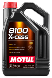 Motul 108946 Motul Synthetic Engine Oil 8100 5W30 X-CESS 5L