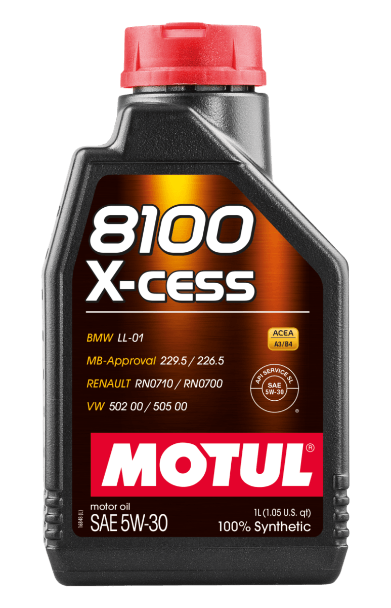 Motul 108944 Motul Synthetic Engine Oil 8100 5W30 X-CESS 1L
