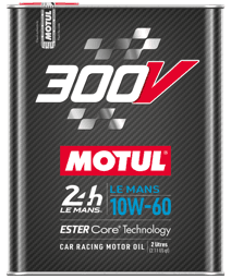 Motul 110864 Motul 2L Synthetic-ester Racing Oil 300V Le Mans 10W60 10x2L