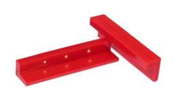 Prothane 19-1450 Prothane Universal Vice Pads Soft Jaw Kit - Red