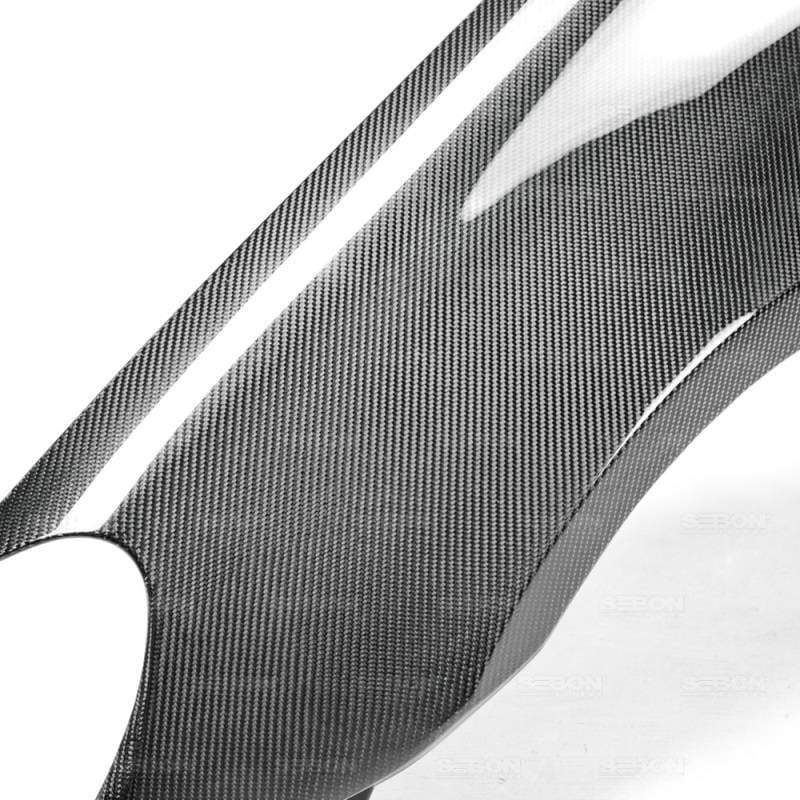 Seibon Carbon FF1011VWG6-W Seibon 10-12 Volkswagen Golf Carbon Fiber Fenders - Wide thumbnail 9